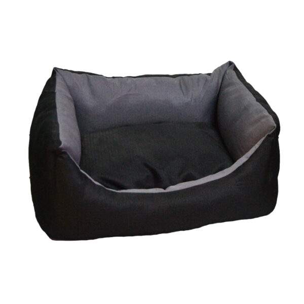 POSTELJA OXFORD ČRNO SIVA 62cm