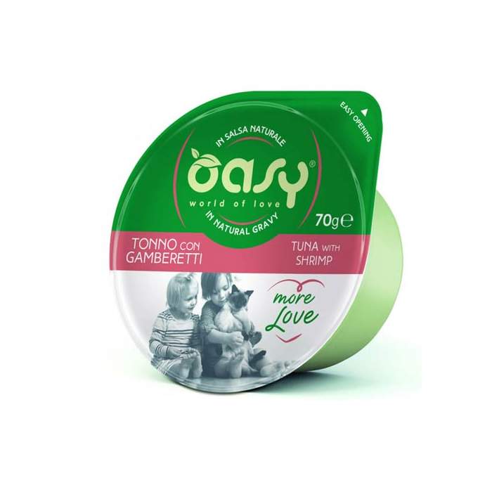 OASY CAT POT ML TUNA S KOZICAMI 70g