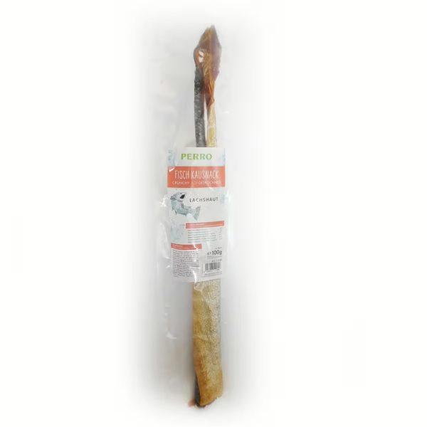 perro ribji priboljšek iz lososa z mesom