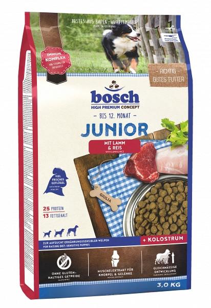 Bosch Junior Lamb & Rice – suha hrana za mladiče z jagnjetino in rižem